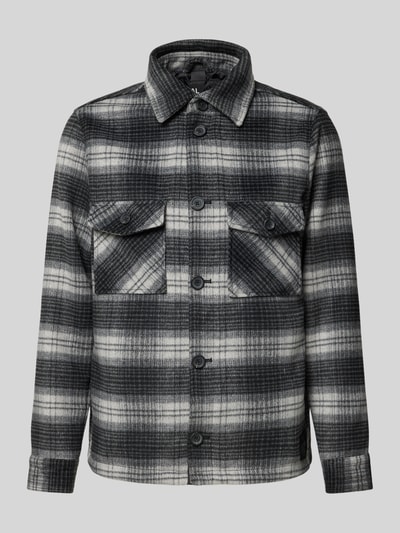 MCNEAL Regular Fit Hemdjacke mit Kentkragen Mittelgrau 2