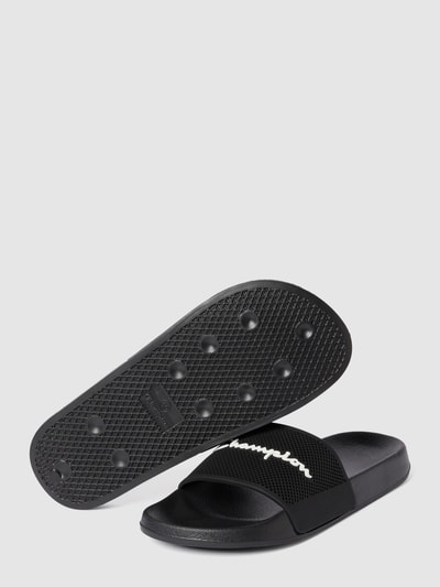 CHAMPION Slides mit Label-Schriftzug Black 5