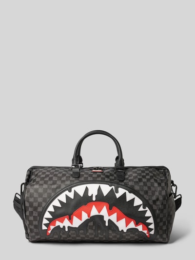 Sprayground Torba weekendowa ze wzorem na całej powierzchni model ‘DRIPPING SHARKS IN PARIS’ Czarny 2