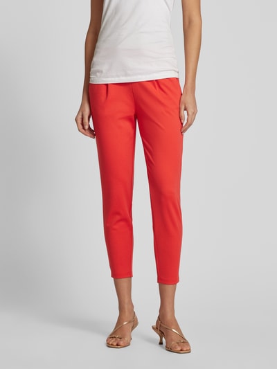 ICHI Sweatpants met tunnelkoord, model 'KATE' Rood - 4
