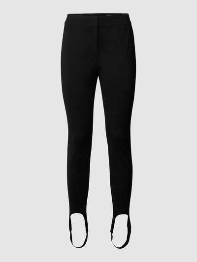 HUGO Jogpants mit Fußschlaufen Modell 'Hereda' Schwarz 2