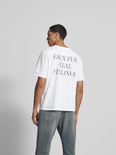 MM6 Maison Margiela T-Shirt mit Label-Print Weiss 5