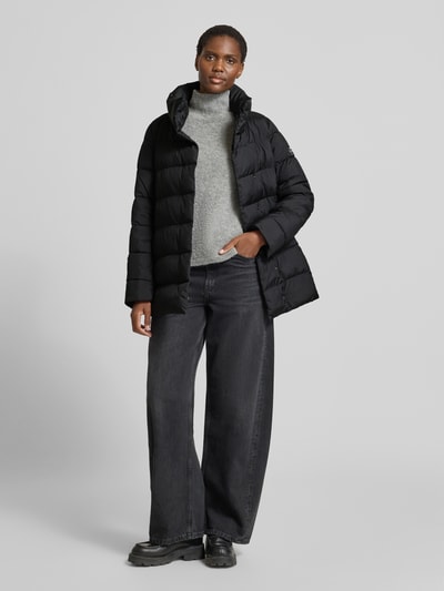 ECOALF Kurtka pikowana ze stójką model ‘MOORE’ Czarny 1