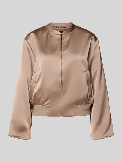 OPUS Blouson mit Reißverschluss Modell 'Jupita' Taupe 1
