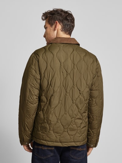 Jack & Jones Premium Steppjacke mit Druckknopfleiste Modell  'LUCA' Oliv 5