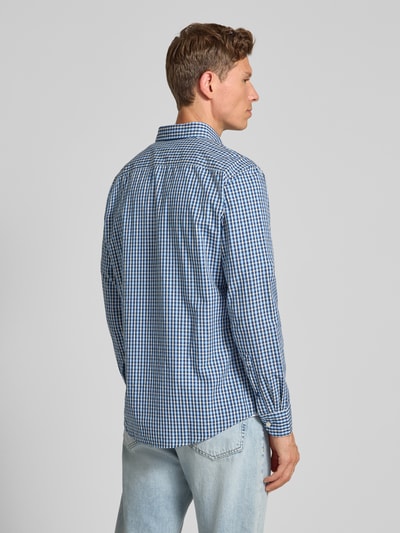 OLYMP Level Five Regular fit vrijetijdsoverhemd met button-downkraag Marineblauw - 5