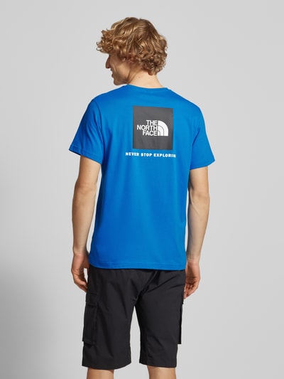 The North Face T-Shirt mit Label-Print Hellblau 4