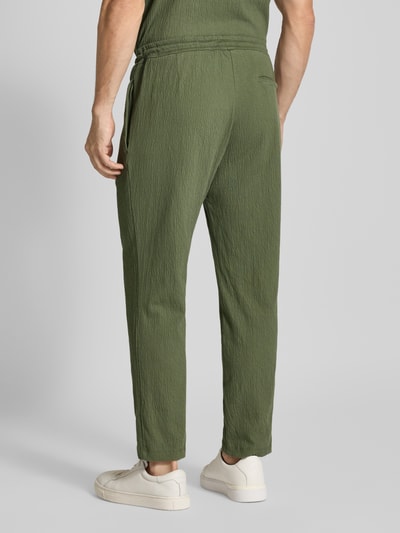 MCNEAL Sweatpants met Franse steekzakken Olijfgroen - 5