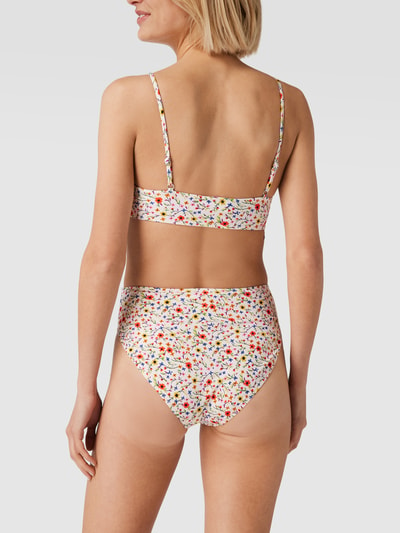 Jake*s Casual Bikini-Oberteil mit Allover-Muster Offwhite 4