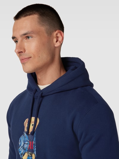 Polo Ralph Lauren Hoodie mit Label-Print Marineblau 3