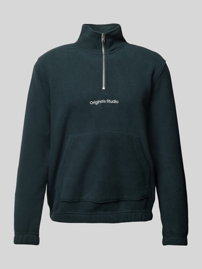 Jack & Jones Sweatshirt mit Stehkragen Modell 'VESTERBRO' Petrol 1