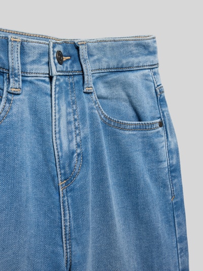 s.Oliver RED LABEL Relaxed fit baggy jeans in een katoenmix Blauw - 2