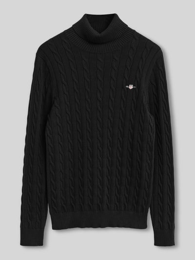 GANT Rollkragenpullover mit Logo-Detail Marine 2