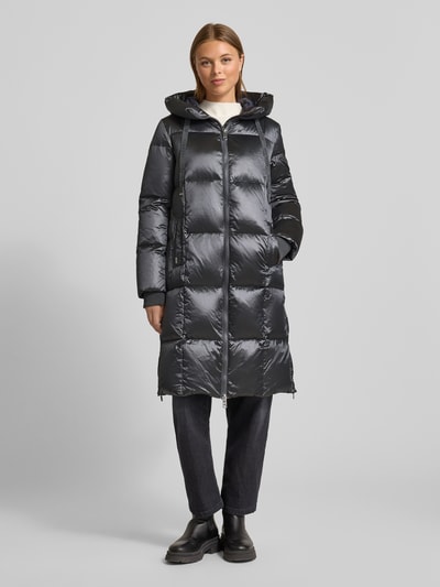 MOS MOSH Płaszcz pikowany ze stójką model ‘NOVA’ Ciemnoszary 4