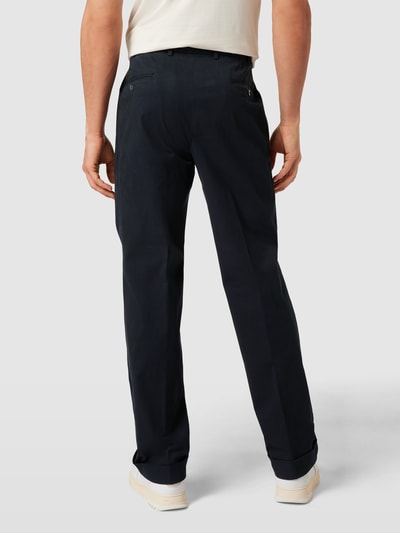 Hiltl Stoffen broek met steekzakken opzij, model 'MORELLO' Marineblauw - 5