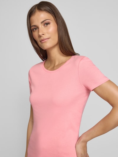 Christian Berg Woman T-shirt met ronde hals Felroze - 3