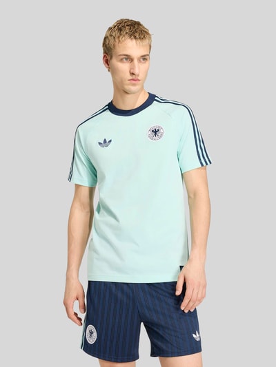 adidas Originals Regular Fit T-Shirt aus Baumwoll-Mix mit DFB-Applikation Aqua 4