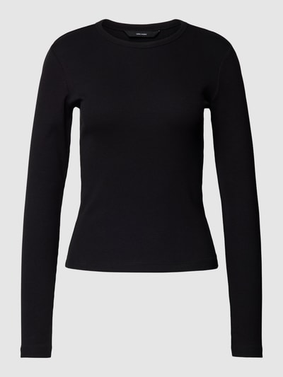 Vero Moda Shirt met lange mouwen en ronde hals, model 'CHLOE' Zwart - 2