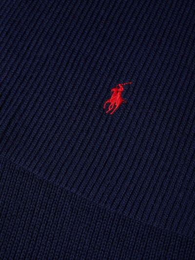 Polo Ralph Lauren Schal aus Wolle mit Label-Stickerei Marine 2