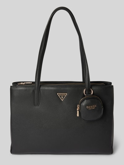 Guess Tote bag met labelapplicatie, model 'POWER PLAY' Zwart - 2