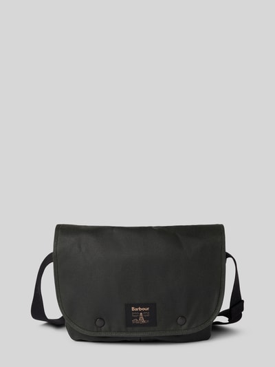 Barbour Schoudertas van puur gewaxt katoen  Donkergroen - 2