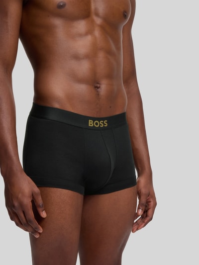 BOSS Pants mit kontrastierendem Logo-Bund im 2er-Pack Rot 2