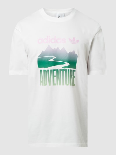 adidas Originals T-Shirt mit Print Weiss 2