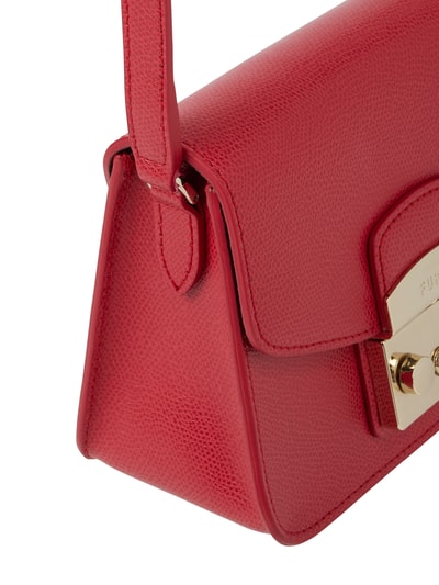 FURLA Crossbody Bag aus Saffianoleder Modell 'Metropolis'  Rot 3