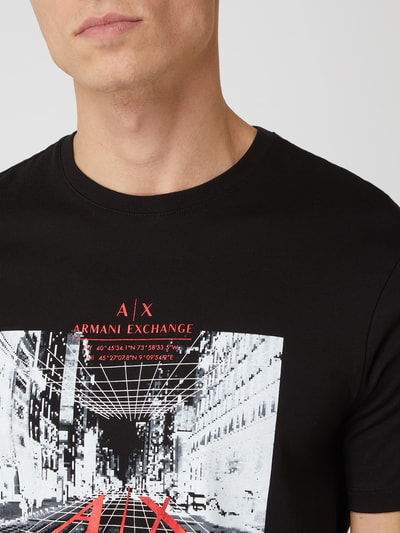 ARMANI EXCHANGE T-shirt z bawełny  Czarny 3