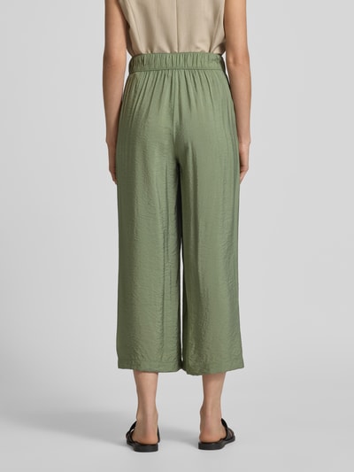 s.Oliver RED LABEL Loose Fit Culotte aus Viskose-Mix Khaki 5