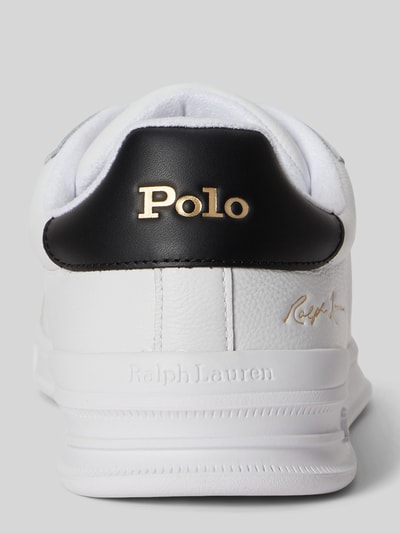 Polo Ralph Lauren Sneakersy z prawdziwej skóry Biały 4