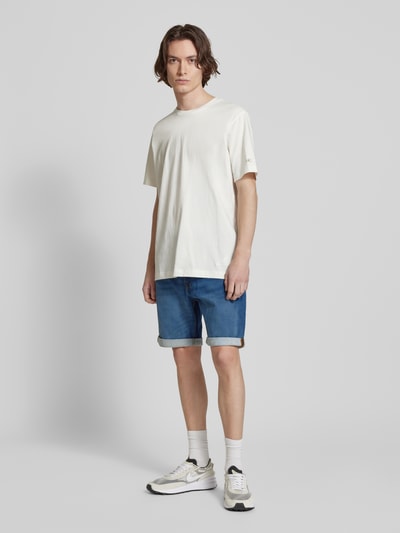 Jack & Jones Szorty jeansowe o kroju regular fit z 5 kieszeniami model ‘RICK’ Jeansowy niebieski 1