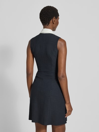 HUGO Eng anliegendes Etuikleid mit Hemdkragen Modell 'KALEDONI' Anthrazit 5