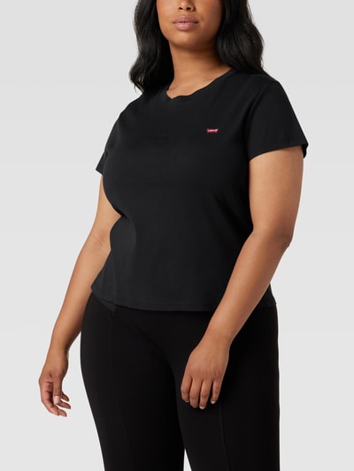 Levi's Plus PLUS SIZE T-shirt met labelstitching Zwart - 4