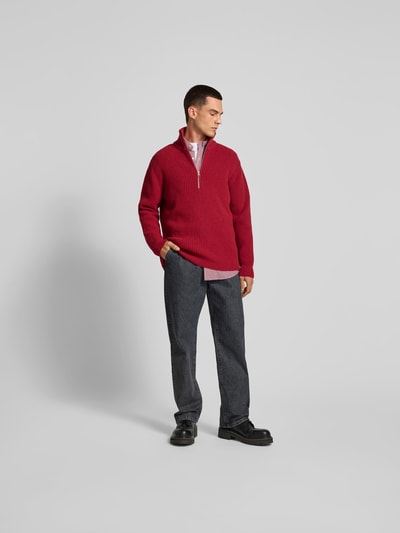 Filippa K Straight Fit Jeans mit Eingrifftaschen Dunkelgrau 1