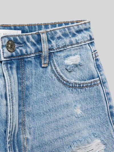 Mango Jeansshorts im Destroyed-Look Blau 2