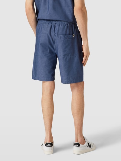 ANERKJENDT Korte broek met elastische band, model 'JAMES' Marineblauw - 5