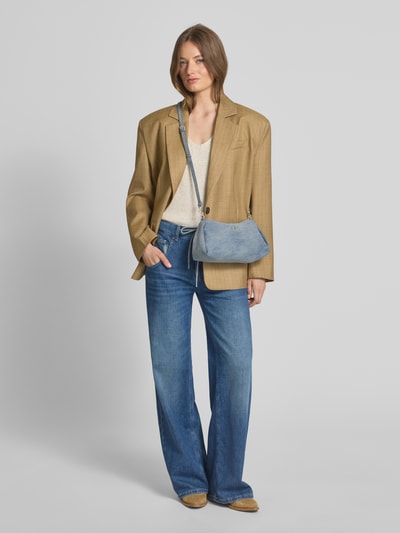 CK Calvin Klein Handtasche mit Label-Stitching Jeansblau 1