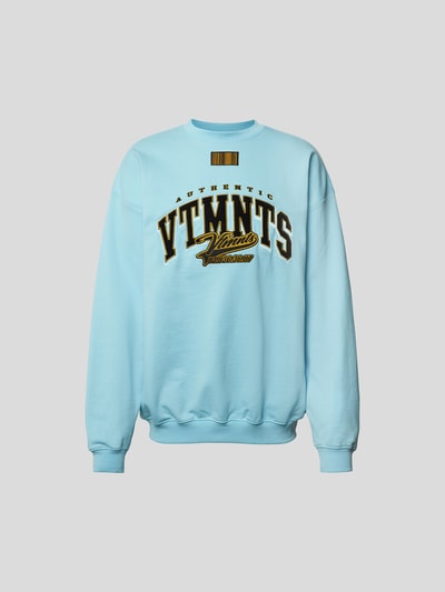 VTMNTS Oversized Sweatshirt von VETEMENTS Helltuerkis 2