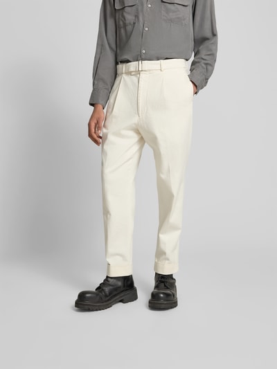 Officine Générale Chino mit Gesäßtaschen Weiss 4