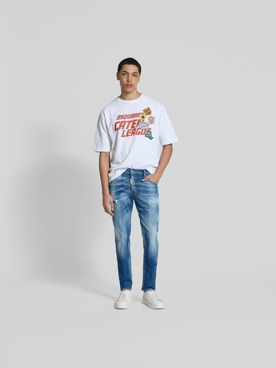Dsquared2 Jeans im Used-Look Blau 1