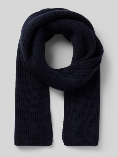 MSCH Copenhagen Grobstrick-Schal aus Viskose-Mix Modell 'GALINE RACHELLE' Marine 1