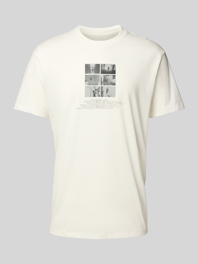 ARMANI EXCHANGE Regular fit T-shirt van puur katoen Wit - 2