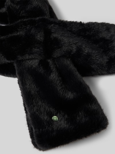 Codello Szal ze sztucznego futra Czarny 2