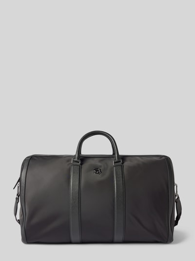 BOSS Torba typu duffle bag z aplikacją z logo model ‘Holdall’ Czarny 1