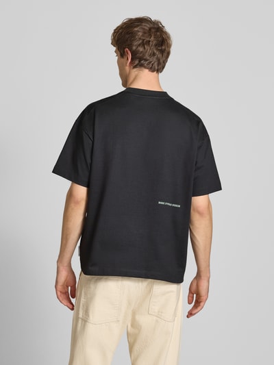 Marc O'Polo DENIM Boxy Fit T-Shirt aus reiner Baumwolle Graphit 5