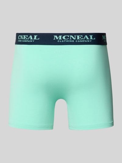 Produktfoto, Slim Fit Briefs mit Logo-Detail im 5er-Pack von MCNEAL, Herren Unterwäsche aus Baumwoll-Mix in Mintgrün mit Elastischer-Logo-Bund