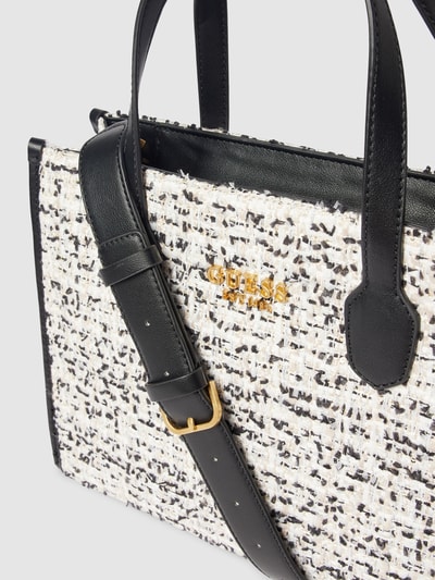 Guess Handtasche in Flecht-Optik Modell 'SILVANA' Weiss 3