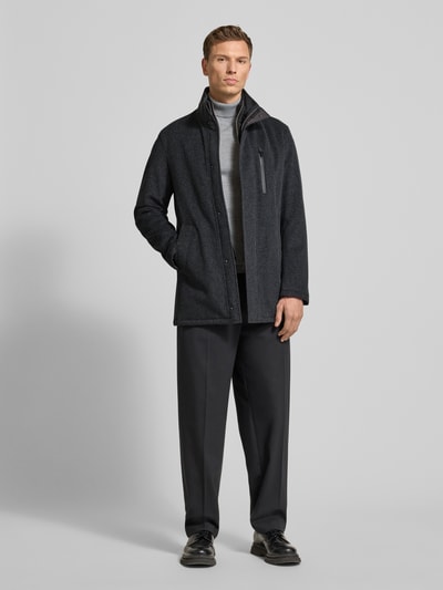 bugatti Jacke mit Stehkragen Graphit 1