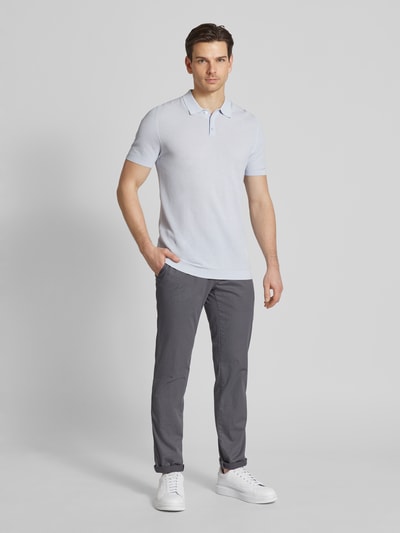 Brax Slim fit chino met Franse steekzakken, model 'FABIO' Grafiet - 1